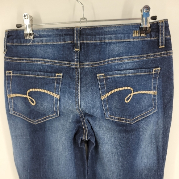 JUSTICE Girls Midrise Bootcut Jeans Size 14 - Picture 8 of 12